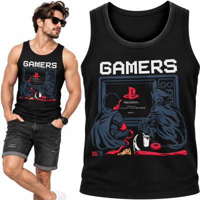 TANK TOP ŚMIESZNY GAMERS